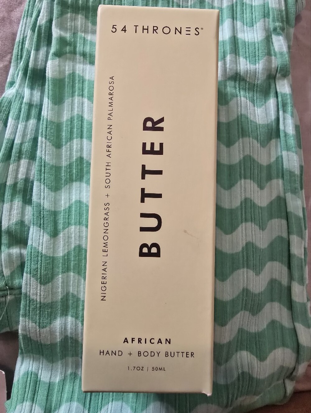 54 THRONES African Hand + Body Butter Lemongrass Palmarosa 1.7oz